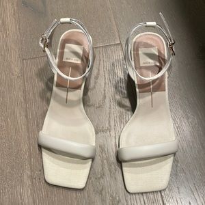 Ivory heeled sandals